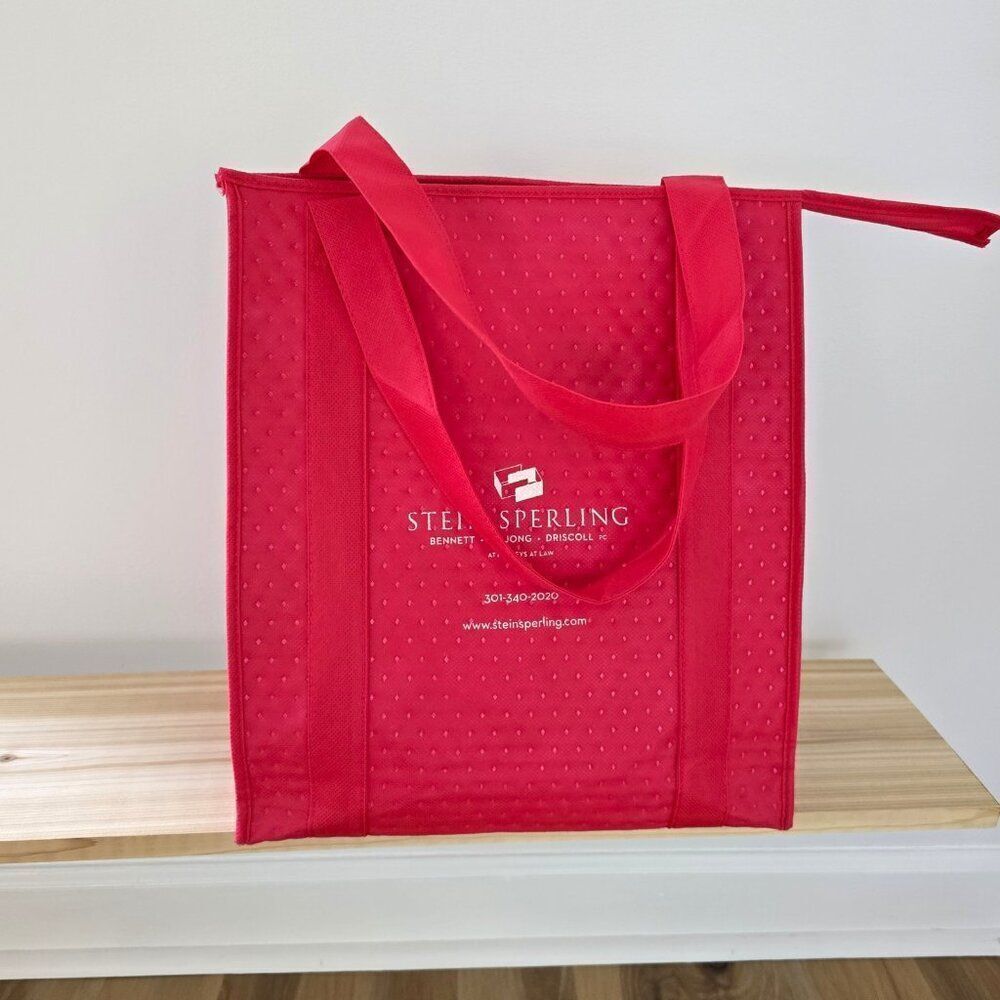 Bag Makers Large Thermo Insulated Padded Grocery Tote Attorney's Advertising